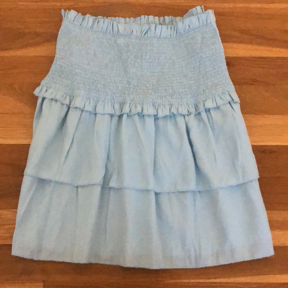 Blue shein skirt